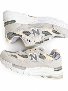 New Balance 992 Made in USA M992NC Grey Cream Sneakers Men's 6 Women's 7.5